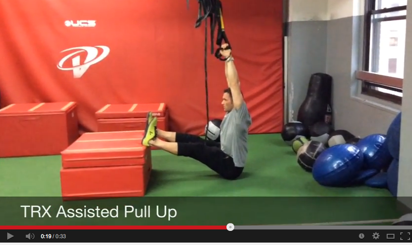Train P3 Exercise of the Week – TRX Assisted Pull Up